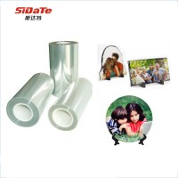 0.6m*30m PET transfer film transparent film crystal paper mask for dark color eco solvent heat transfer vinyl paper